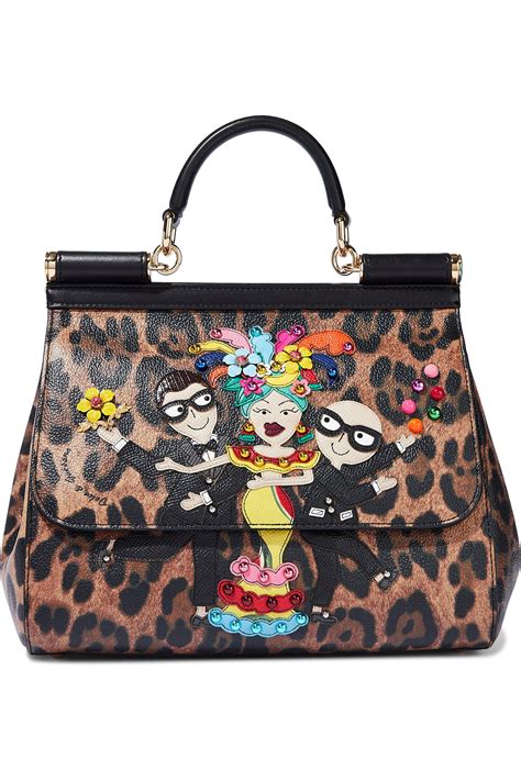 dolce and gabbana animal print bag|net a porter dolce and gabbana.